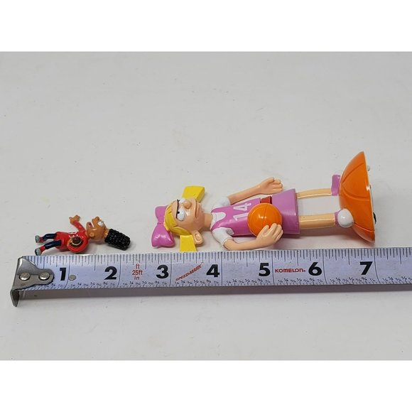 Vintage Nickelodeon 2003‎ Wendys Hey Arnold Helga And Gerald Toys - Picture 5 of 5